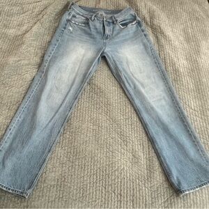 America Eagle Light Blue Denim Boyfriend Jean